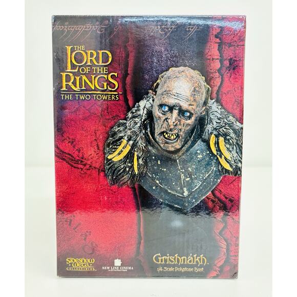 Sideshow Weta Grishnakh 1:4 Bust Lord of the Rings Two Towers LOTR 0891/2000 New - Picture 1 of 9